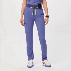 Figs Blueberry HW Yola Skinny Scrub Pants (Large)